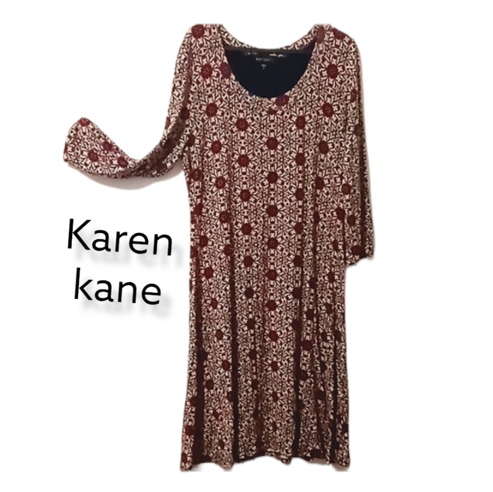 Karen Kane floral dress large - Picture 1 of 11